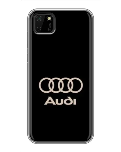 Чехол для Huawei Y5p с картинкой «Audi — золотой логотип» Чехол для Huawei Y5p с картинкой «Audi — золотой логотип»
