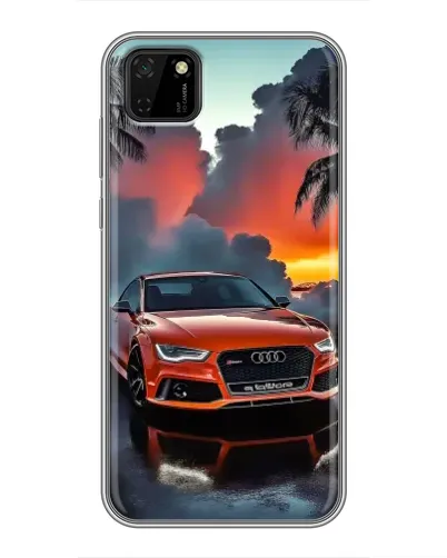 Чехол для Huawei Y5p с картинкой «Audi — закат» Чехол для Huawei Y5p с картинкой «Audi — закат»