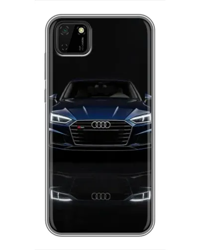 Чехол для Huawei Y5p с картинкой «Audi — ночное отражение» Чехол для Huawei Y5p с картинкой «Audi — ночное отражение»