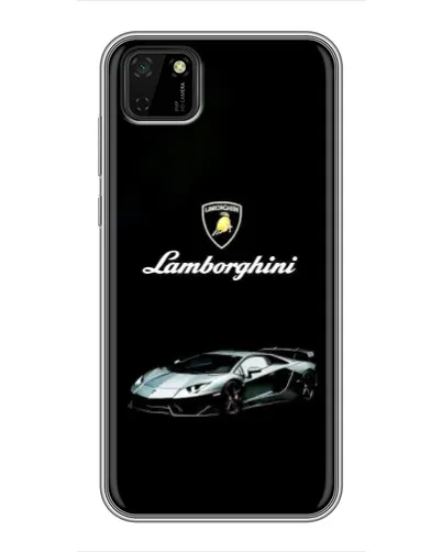 Чехол для Huawei Y5p с картинкой «Логотип Lamborghini классика»