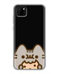 Чехол для Huawei Y5p с картинкой «Пушин на черном» Чехол для Huawei Y5p с картинкой «Пушин на черном»
