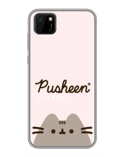 Чехол для Huawei Y5p с картинкой «Pusheen логотип» Чехол для Huawei Y5p с картинкой «Pusheen логотип»