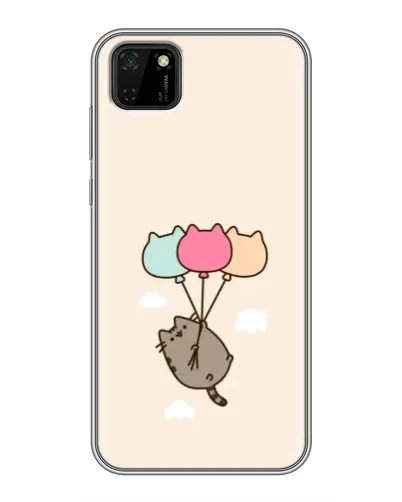 Чехол для Huawei Y5p с картинкой «Пушин на шариках»