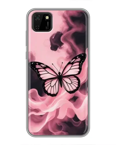 Чехол для Huawei Y5p с картинкой «Бабочка в дыму» Чехол для Huawei Y5p с картинкой «Бабочка в дыму»