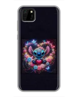 Чехол для Huawei Y5p с картинкой «Stitch в цветах» Чехол для Huawei Y5p с картинкой «Stitch в цветах»