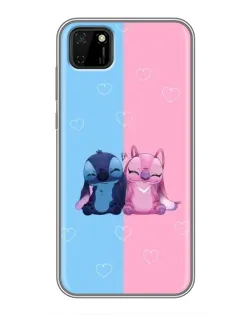 Чехол для Huawei Y5p с картинкой «Stitch и Angel Love» Чехол для Huawei Y5p с картинкой «Stitch и Angel Love»