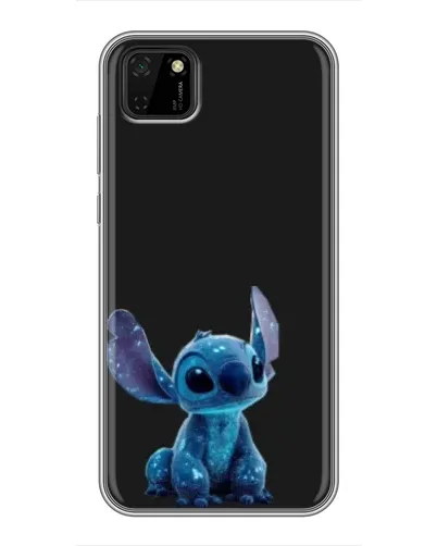 Чехол для Huawei Y5p с картинкой «Стич на черном»