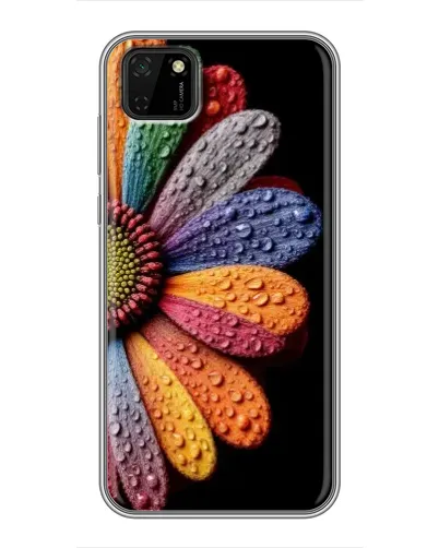 Чехол для Huawei Y5p с картинкой «Радужный цветок» Чехол для Huawei Y5p с картинкой «Радужный цветок»