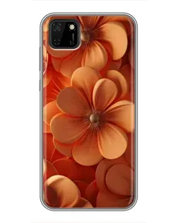 Чехол для Huawei Y5p с картинкой «Оранжевый макро цветок» Чехол для Huawei Y5p с картинкой «Оранжевый макро цветок»