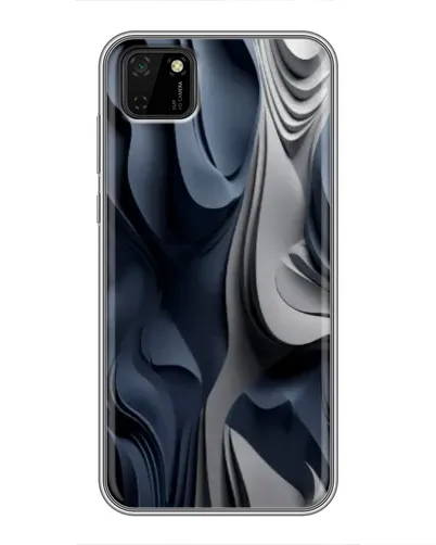 Чохол для Huawei Y5p з картинкою «Об'ємні сині складки» Чохол для Huawei Y5p з картинкою «Об'ємні сині складки»