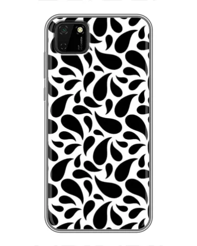 Чохол для Huawei Y5p з картинкою «Контрастні чорні краплі» Чохол для Huawei Y5p з картинкою «Контрастні чорні краплі»
