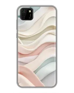 Чохол для Huawei Y5p з картинкою «Пастельні ніжні хвилі»