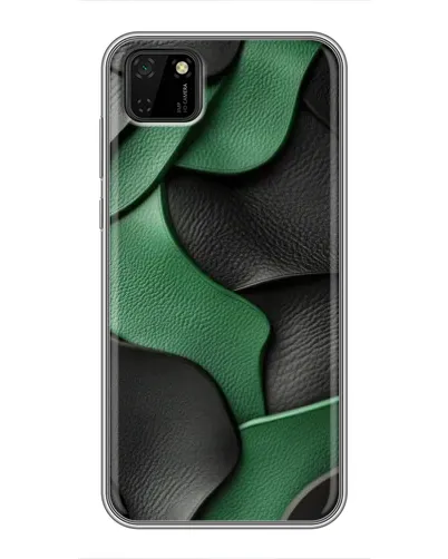 Чохол для Huawei Y5p з картинкою «Зелені шкіряні хвилі» Чохол для Huawei Y5p з картинкою «Зелені шкіряні хвилі»
