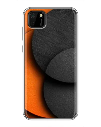 Чохол для Huawei Y5p з картинкою «Геометрія помаранчевих кіл» Чохол для Huawei Y5p з картинкою «Геометрія помаранчевих кіл»