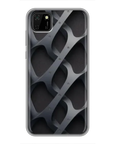 Чохол для Huawei Y5p з картинкою «Об'ємне сіре плетіння» Чохол для Huawei Y5p з картинкою «Об'ємне сіре плетіння»