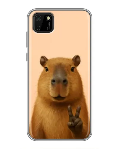 Чехол для Huawei Y5p с картинкой «Капибара виктория» Чехол для Huawei Y5p с картинкой «Капибара виктория»