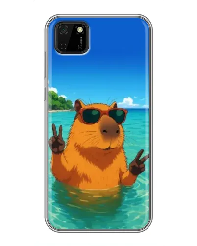 Чехол для Huawei Y5p с картинкой «Морская капибара» Чехол для Huawei Y5p с картинкой «Морская капибара»