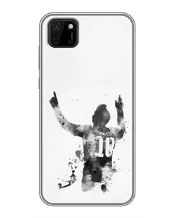 Чохол для Huawei Y5p з картинкою «Чорно-білий силует Мессі» Чохол для Huawei Y5p з картинкою «Чорно-білий силует Мессі»