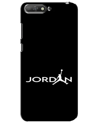 Чехол для Huawei Y6 2018 с картинкой «Jordan White Logo» Чехол для Huawei Y6 2018 с картинкой «Jordan White Logo»