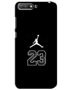 Чехол для Huawei Y6 2018 с картинкой «Jordan Flight 23»
