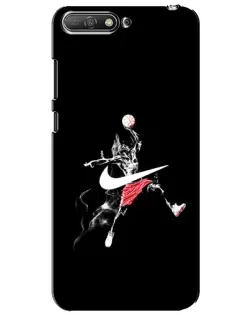 Чехол для Huawei Y6 2018 с картинкой «Jordan Jumpman»