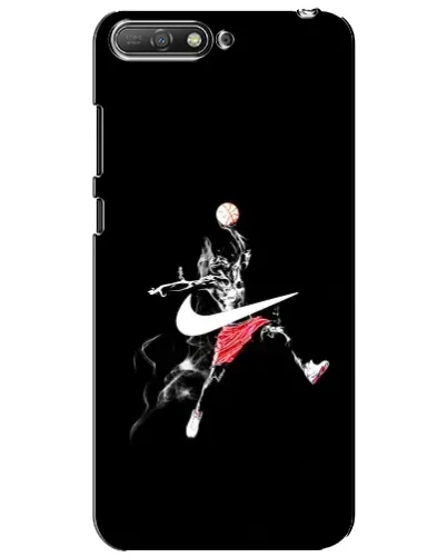 Чехол для Huawei Y6 2018 с картинкой «Jordan Jumpman» Чехол для Huawei Y6 2018 с картинкой «Jordan Jumpman»