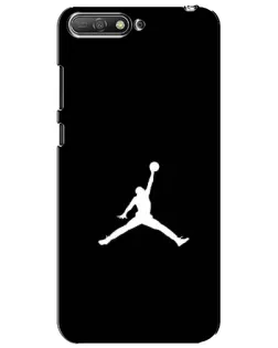 Чехол для Huawei Y6 2018 с картинкой «Jordan Silhouette»