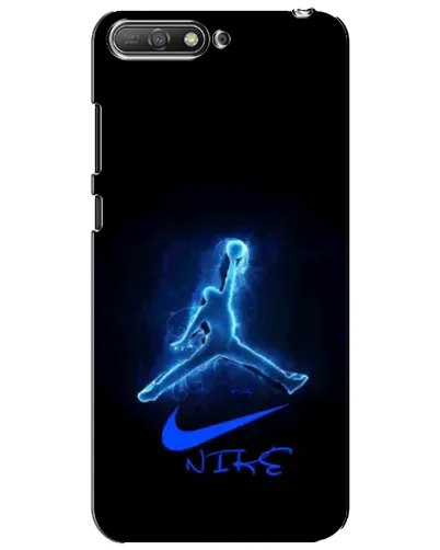 Чехол для Huawei Y6 2018 с картинкой «Jordan Neon Blue» Чехол для Huawei Y6 2018 с картинкой «Jordan Neon Blue»