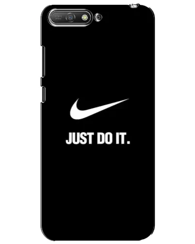 Чехол для Huawei Y6 2018 с картинкой «Классический принт Nike»