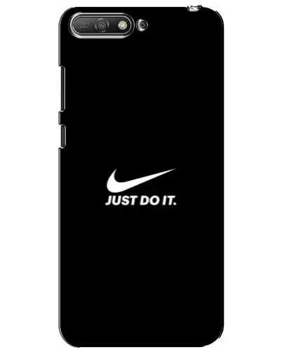 Чехол для Huawei Y6 2018 с картинкой «Минимализм от Nike»