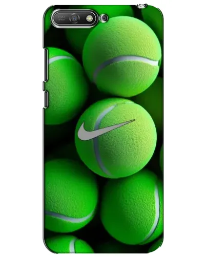 Чехол для Huawei Y6 2018 с картинкой «Теннисные мячи Найк»