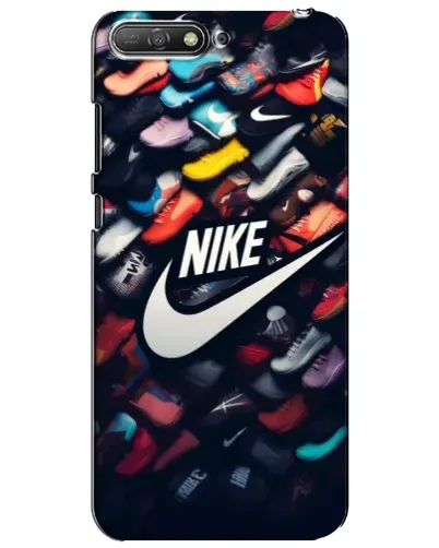 Чехол для Huawei Y6 2018 с картинкой «Коллекция кроссовок Nike»