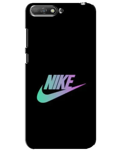 Чехол для Huawei Y6 2018 с картинкой «Nike — городская ночь»