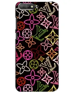 Чехол для Huawei Y6 2018 с картинкой «Неоновый микс Nike» Чехол для Huawei Y6 2018 с картинкой «Неоновый микс Nike»