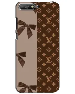 Чехол для Huawei Y6 2018 с картинкой «Louis Vuitton — банты»