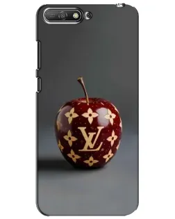 Чехол для Huawei Y6 2018 с картинкой «Красное яблоко LV»