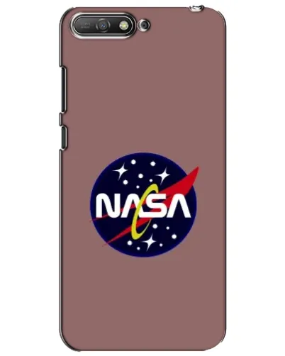 Чехол для Huawei Y6 2018 с картинкой «NASA — ретро космос» Чехол для Huawei Y6 2018 с картинкой «NASA — ретро космос»