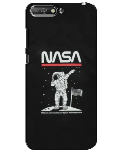 Чехол для Huawei Y6 2018 с картинкой «NASA — шагаем по Луне» Чехол для Huawei Y6 2018 с картинкой «NASA — шагаем по Луне»
