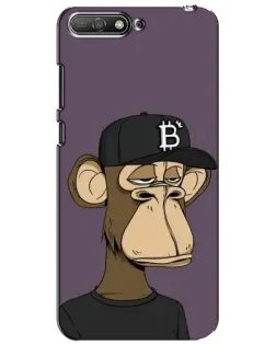 Чохол для Huawei Y6 2018 з картинкою «Bored Ape в кепці» Чохол для Huawei Y6 2018 з картинкою «Bored Ape в кепці»