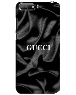 Чехол для Huawei Y6 2018 с картинкой «Gucci — шелковые волны» Чехол для Huawei Y6 2018 с картинкой «Gucci — шелковые волны»