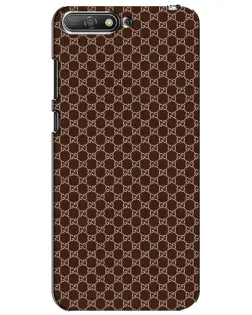 Чохол для Huawei Y6 2018 з картинкою «Gucci — шоколадна сітка»