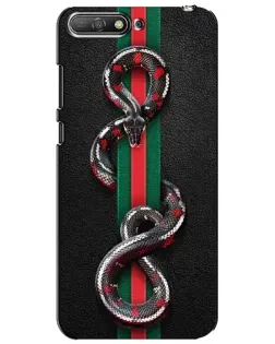 Чохол для Huawei Y6 2018 з картинкою «Gucci — змія на смузі»