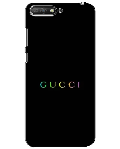 Чехол для Huawei Y6 2018 с картинкой «Gucci — неоновый минимализм» Чехол для Huawei Y6 2018 с картинкой «Gucci — неоновый минимализм»