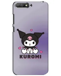 Чехол для Huawei Y6 2018 с картинкой «Kuromi — фиолетовый арт» Чехол для Huawei Y6 2018 с картинкой «Kuromi — фиолетовый арт»