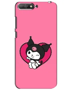 Чехол для Huawei Y6 2018 с картинкой «Kuromi — любовь в сердце» Чехол для Huawei Y6 2018 с картинкой «Kuromi — любовь в сердце»