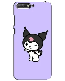 Чехол для Huawei Y6 2018 с картинкой «Классическая Kuromi» Чехол для Huawei Y6 2018 с картинкой «Классическая Kuromi»