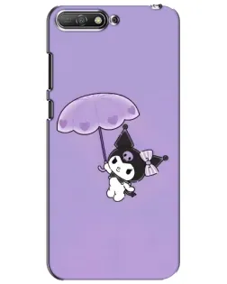 Чехол для Huawei Y6 2018 с картинкой «Kuromi с зонтиком» Чехол для Huawei Y6 2018 с картинкой «Kuromi с зонтиком»