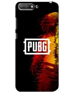 Чехол для Huawei Y6 2018 с картинкой «Яркий логотип PUBG»