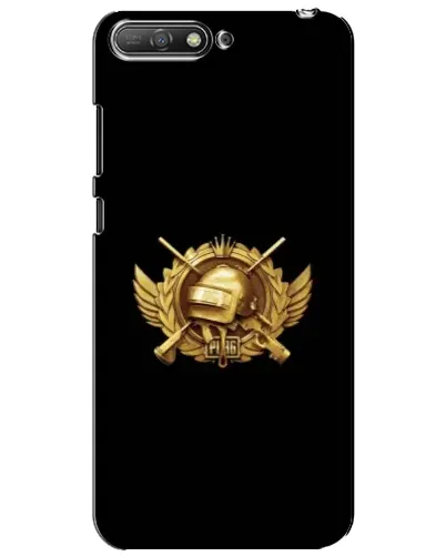 Чехол для Huawei Y6 2018 с картинкой «PUBG — оранжевый градиент»
