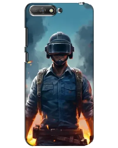 Чехол для Huawei Y6 2018 с картинкой «PUBG — реалистичный герой»